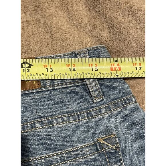 Aura Wrangler Womens regular Rise Blue Jeans Straight Light Wash 8R - Picture 9 of 10